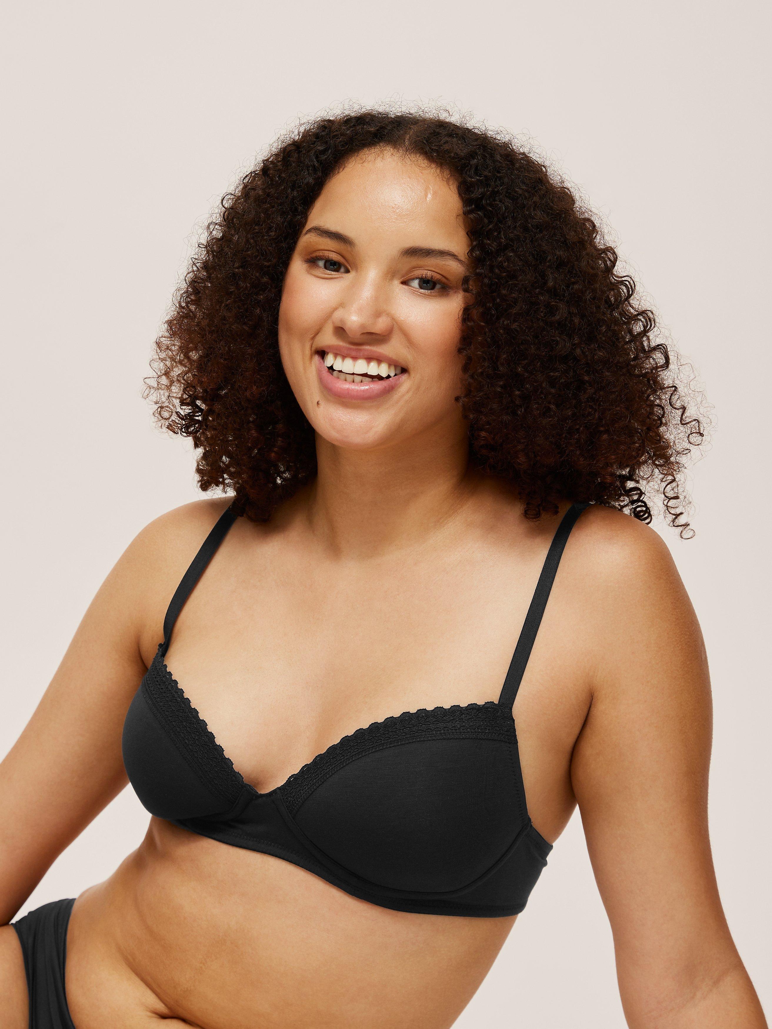 John Lewis Emily Non Wired Organic Cotton Balcony Bra