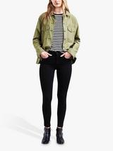 Levi's 720 High Rise Super Skinny Jeans, Black Galaxy