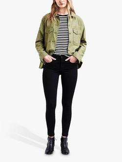 Levi's 720 High Rise Super Skinny Jeans, Black Galaxy, Black Galaxy