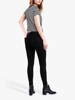 Levi's 720 High Rise Super Skinny Jeans, Black Galaxy - view 2, Black Galaxy