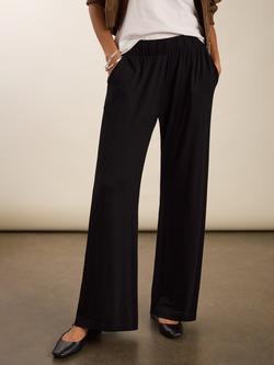 Baukjen Palazzo Trousers, Caviar Black - view 2, Caviar Black