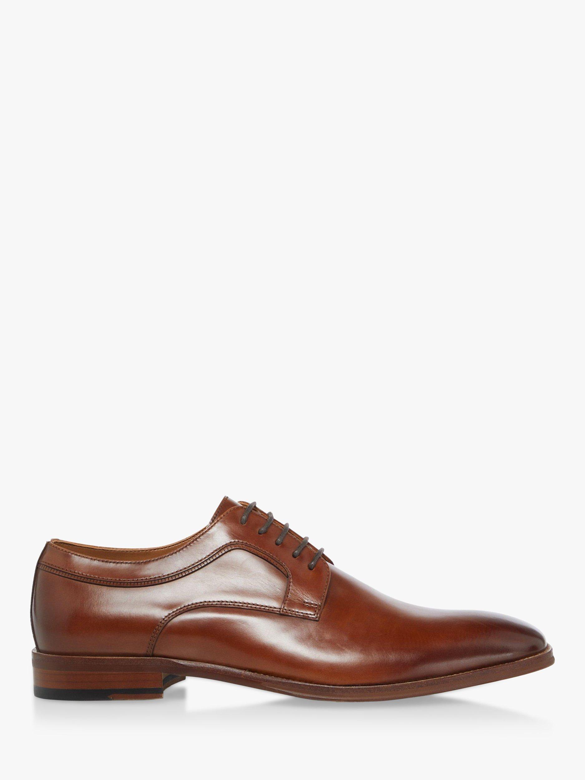 Dune Sparrows Leather Gibson Shoes, Tan-leather