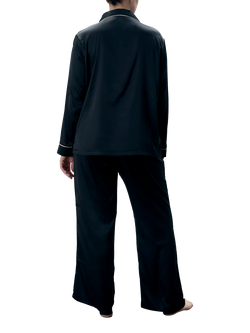 Bluebella Claudia Satin Trouser Pyjama Set - view 2, Black