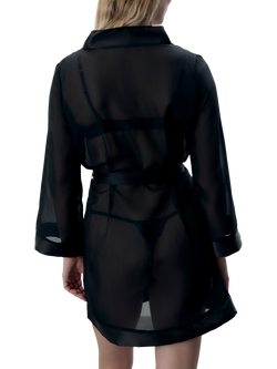 Bluebella Mid-Length Chiffon Kimono - view 2, Black