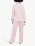 Bluebella Claudia Satin Trouser Pyjama Set, Pale Pink