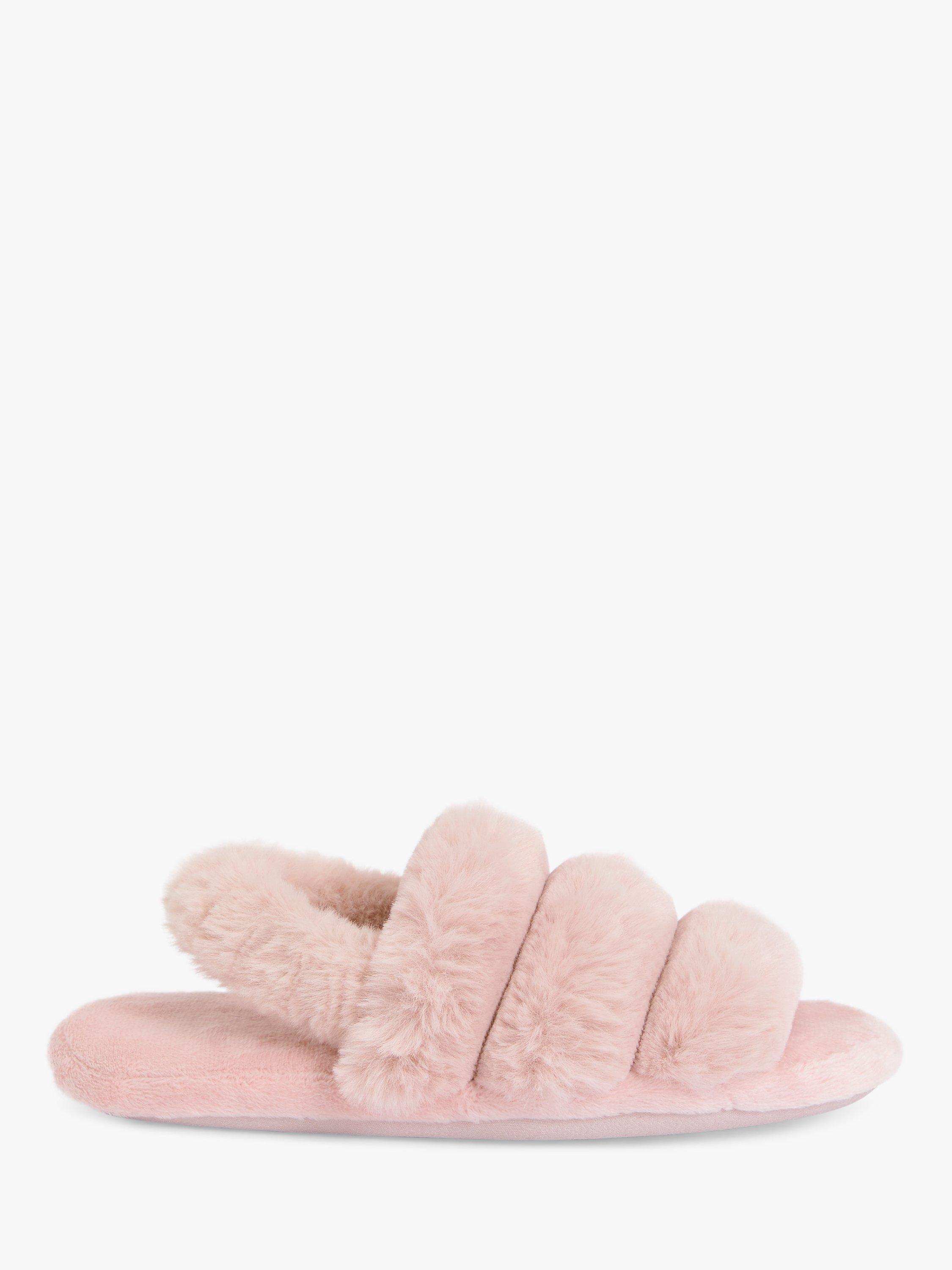 John Lewis Kids' Faux Fur Mule Slippers
