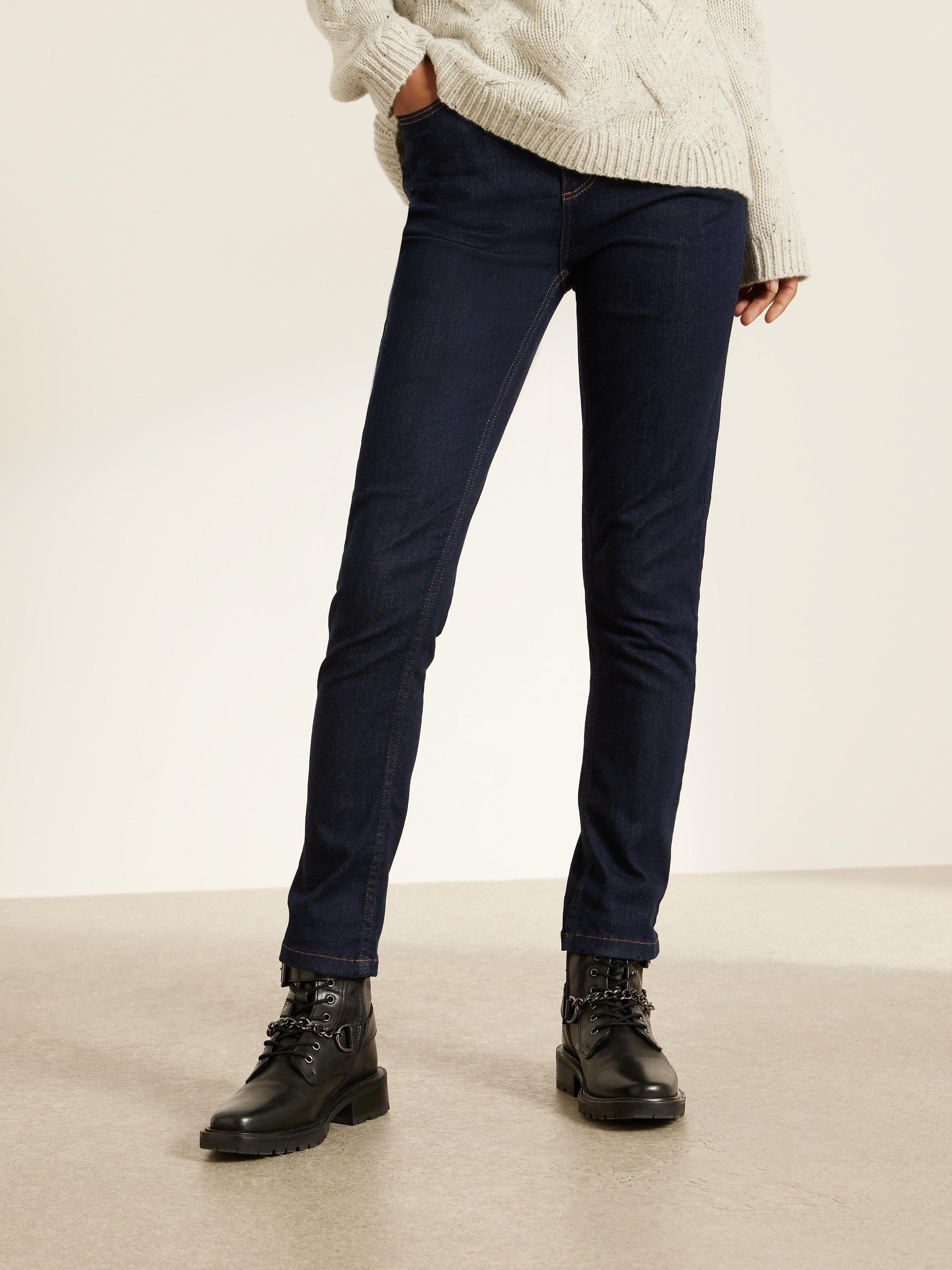 John Lewis Cotton Rich Straight Leg Jeans, Indigo
