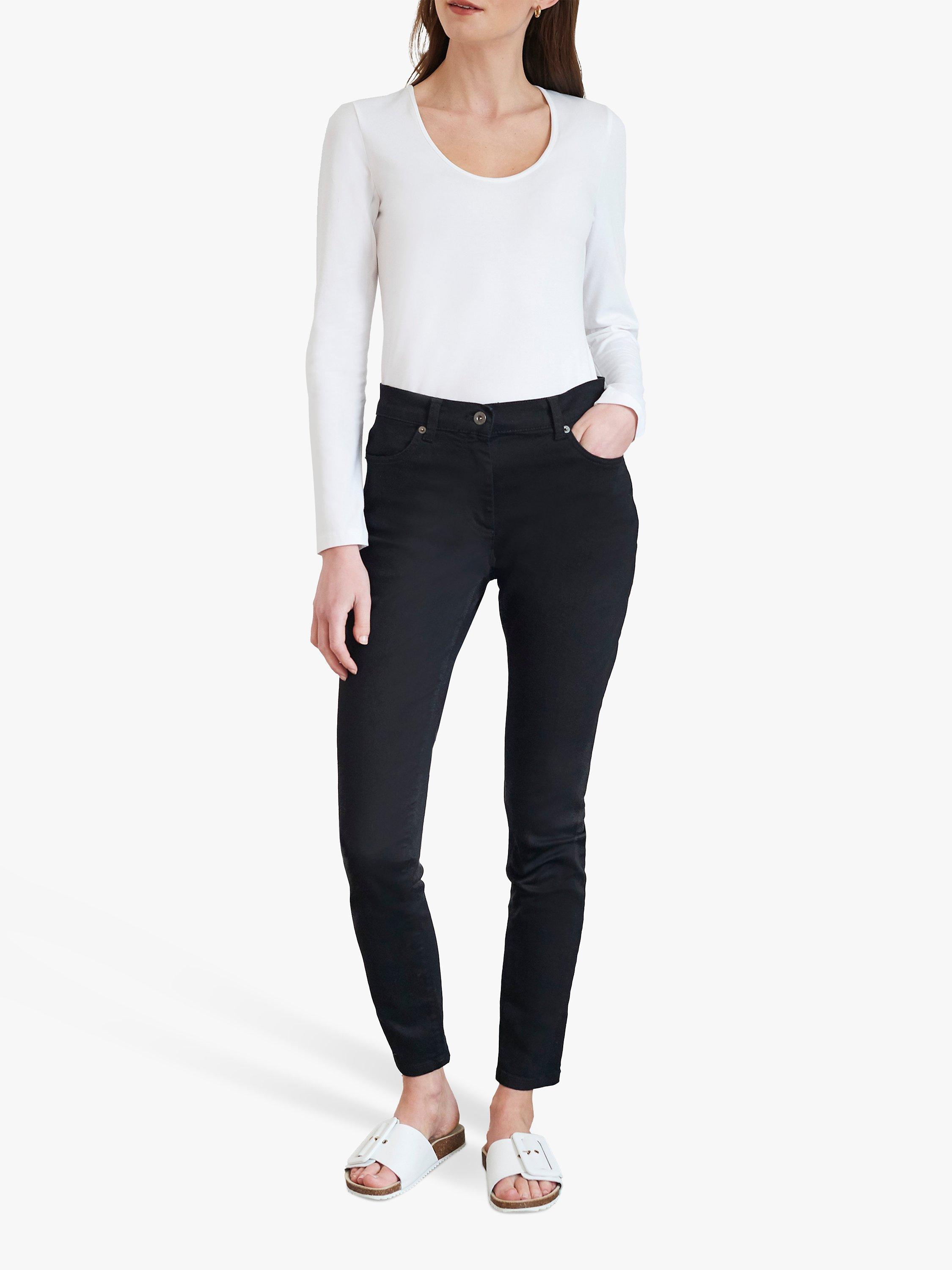 Product image 2 of 3, which shows Great Plains Organic Cotton Long Sleeve Top, White, 8