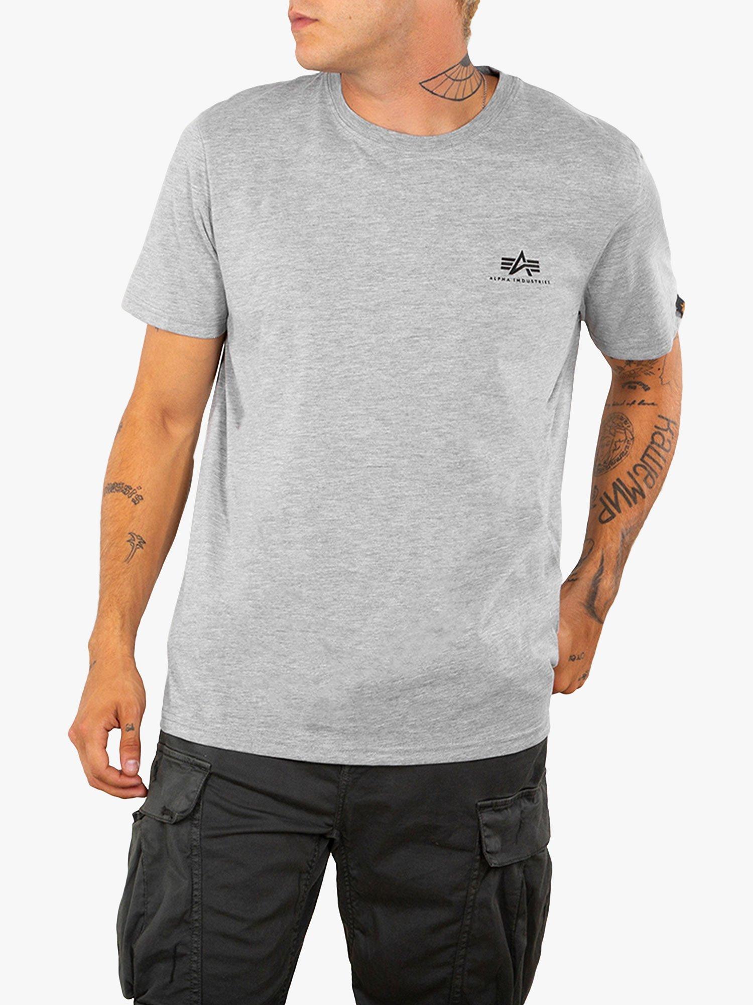 Alpha Industries Basic T-Shirt, 17 Grey Heather