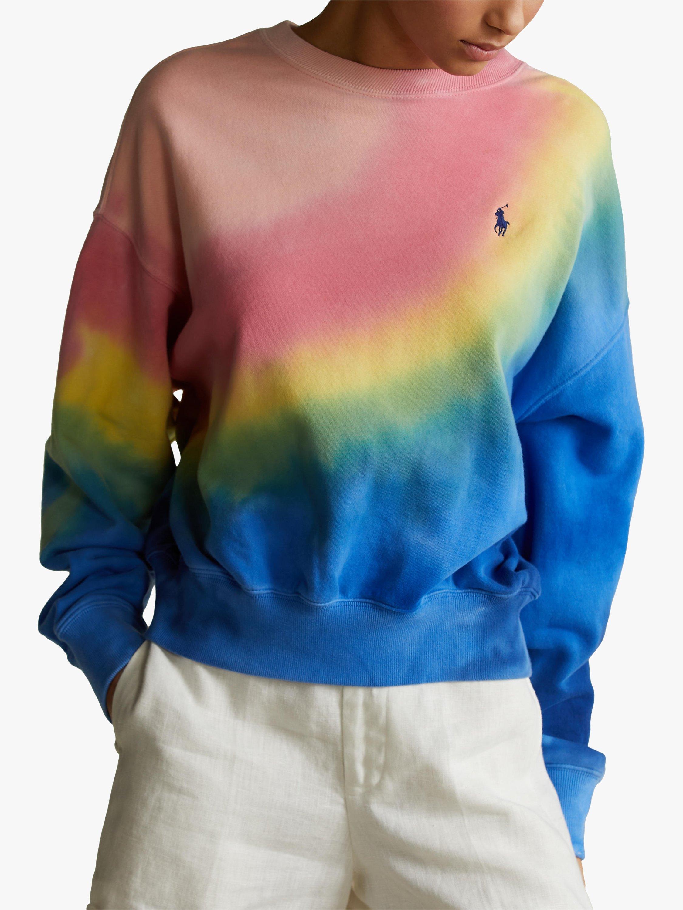 Polo tie dye sweatshirt on sale