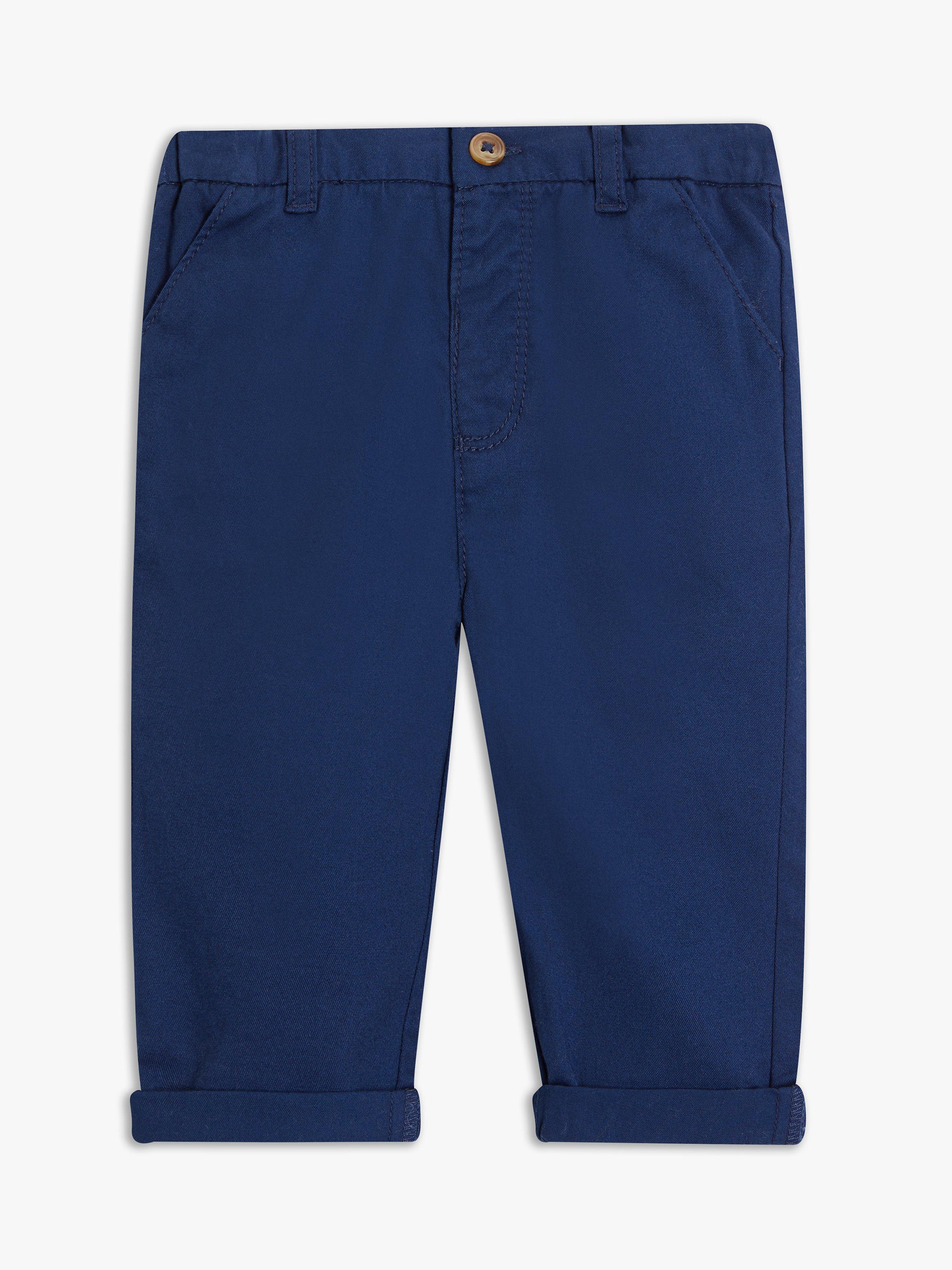 John Lewis Heirloom Collection Baby Chino Trousers, Blue