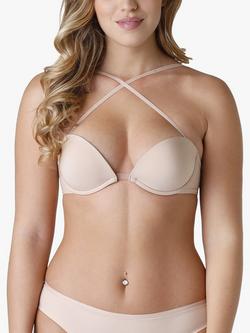 Wonderbra Multi Positions Moulded Plunge Bra - view 2, Beige