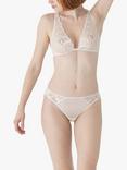 Maison Lejaby Sin Mesh Triangle Bra, Milk