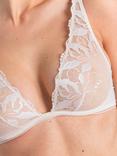 Maison Lejaby Sin Mesh Triangle Bra, Milk