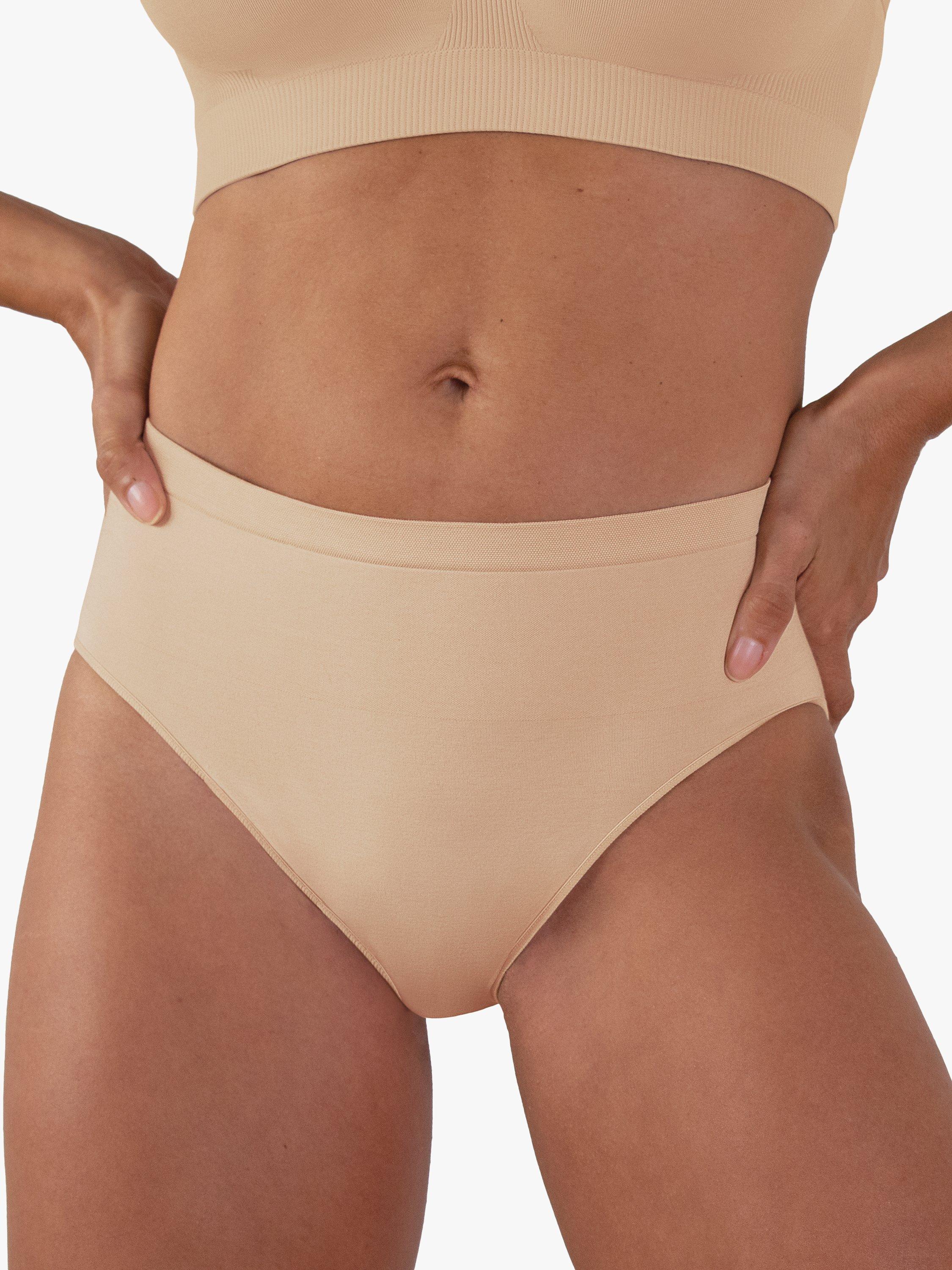 Bravado High Rise Seamless Knickers, Natural