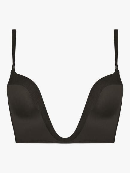 Wonderbra Ultimate Silhouette Plunge Bra - view 2, Black