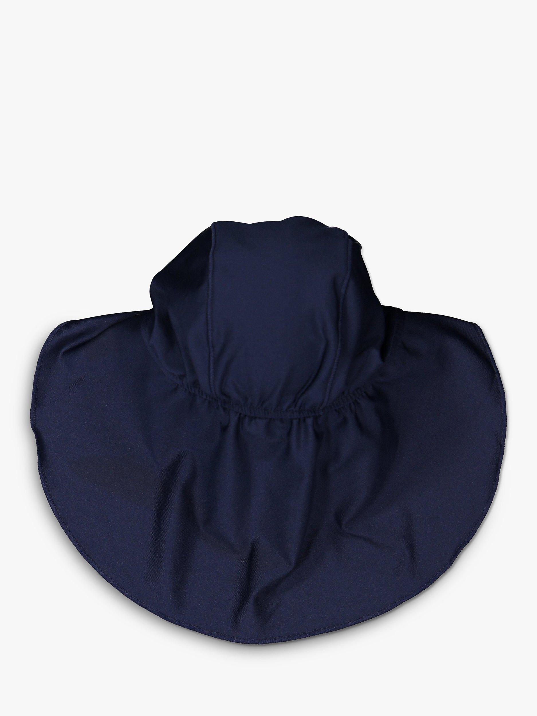 Product image 2 of 2, which shows Polarn O. Pyret Kids' Legionnaire Swim Hat, Navy, 4-9 months