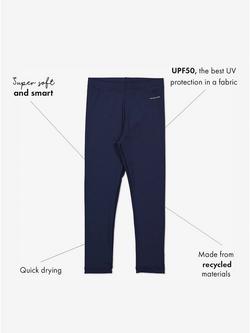 Polarn O. Pyret Kids' UV Swimming Trousers, Navy - view 2, Navy