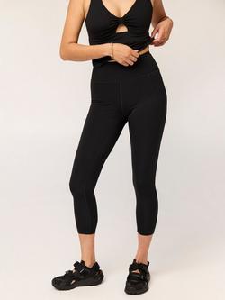 Girlfriend Collective Compressive High Rise 7/8 Leggings - view 2, Black