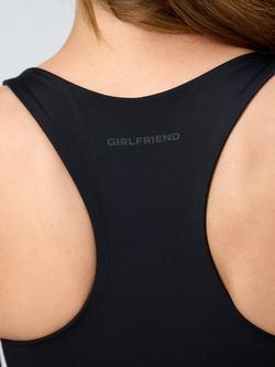 Girlfriend Collective Paloma Longline Sports Bra, Black