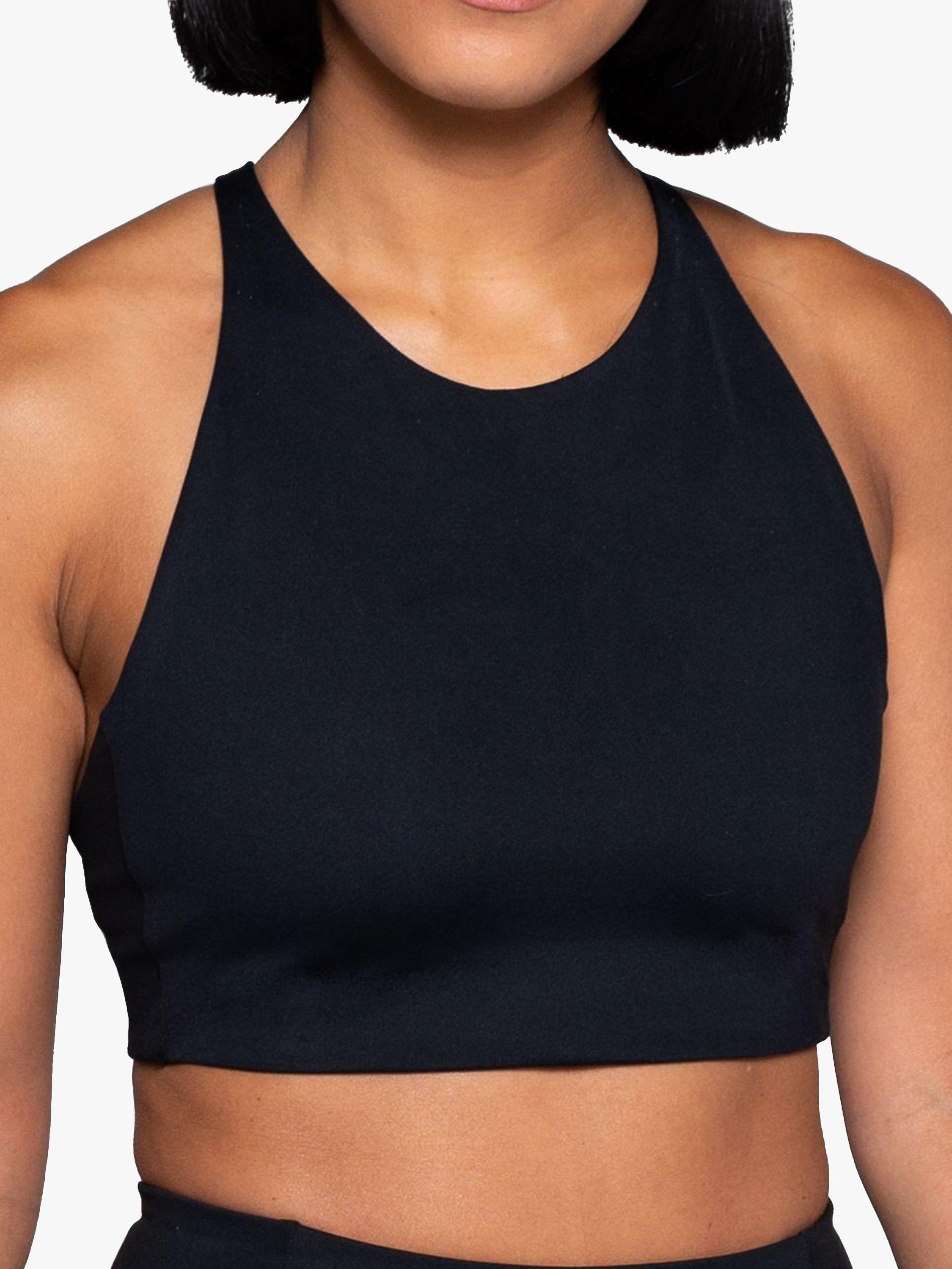 Girlfriend Collective Topanga Sports Bra, Black, XXS