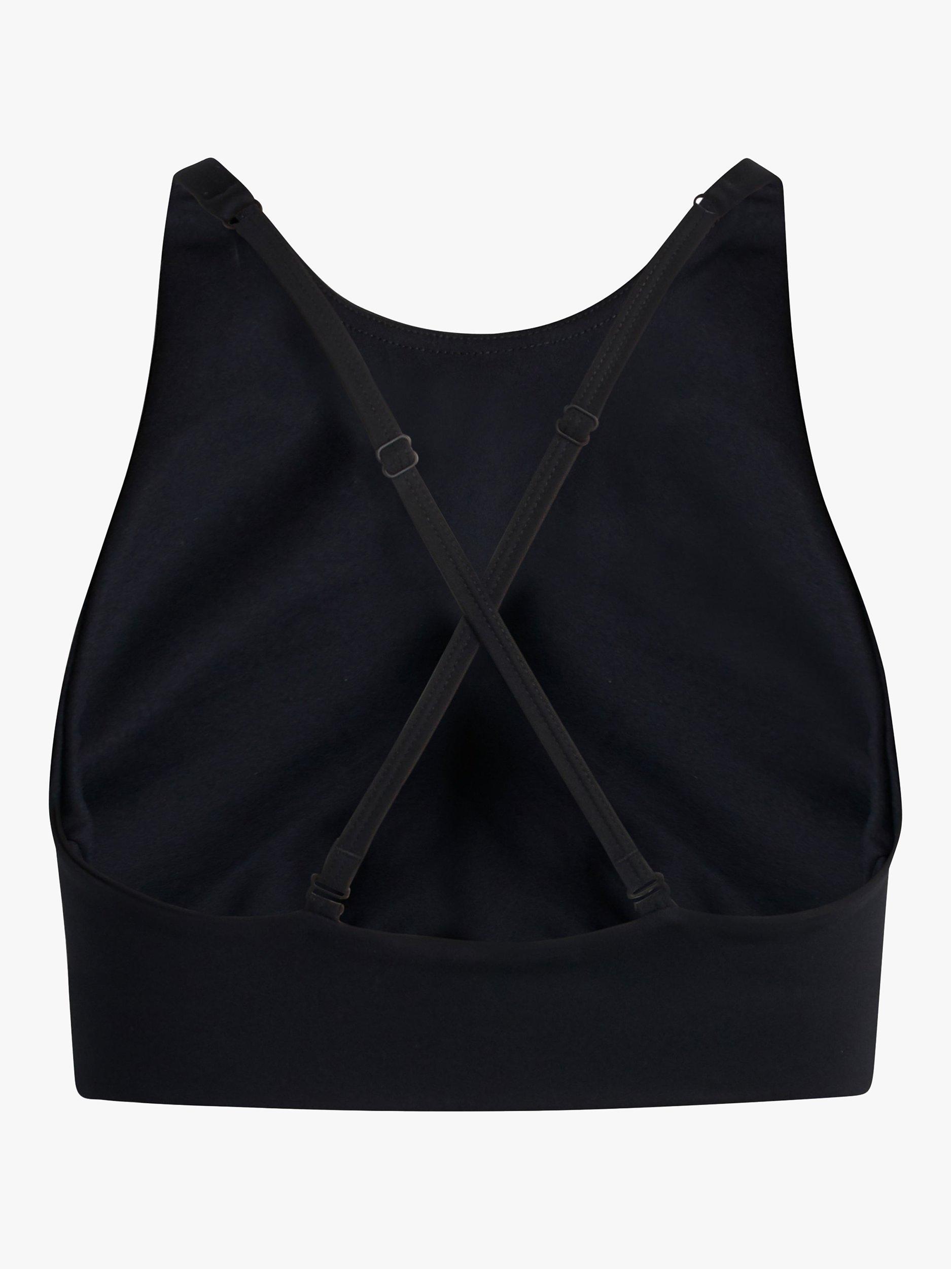 Girlfriend Collective Topanga Sports Bra, Black, XXS