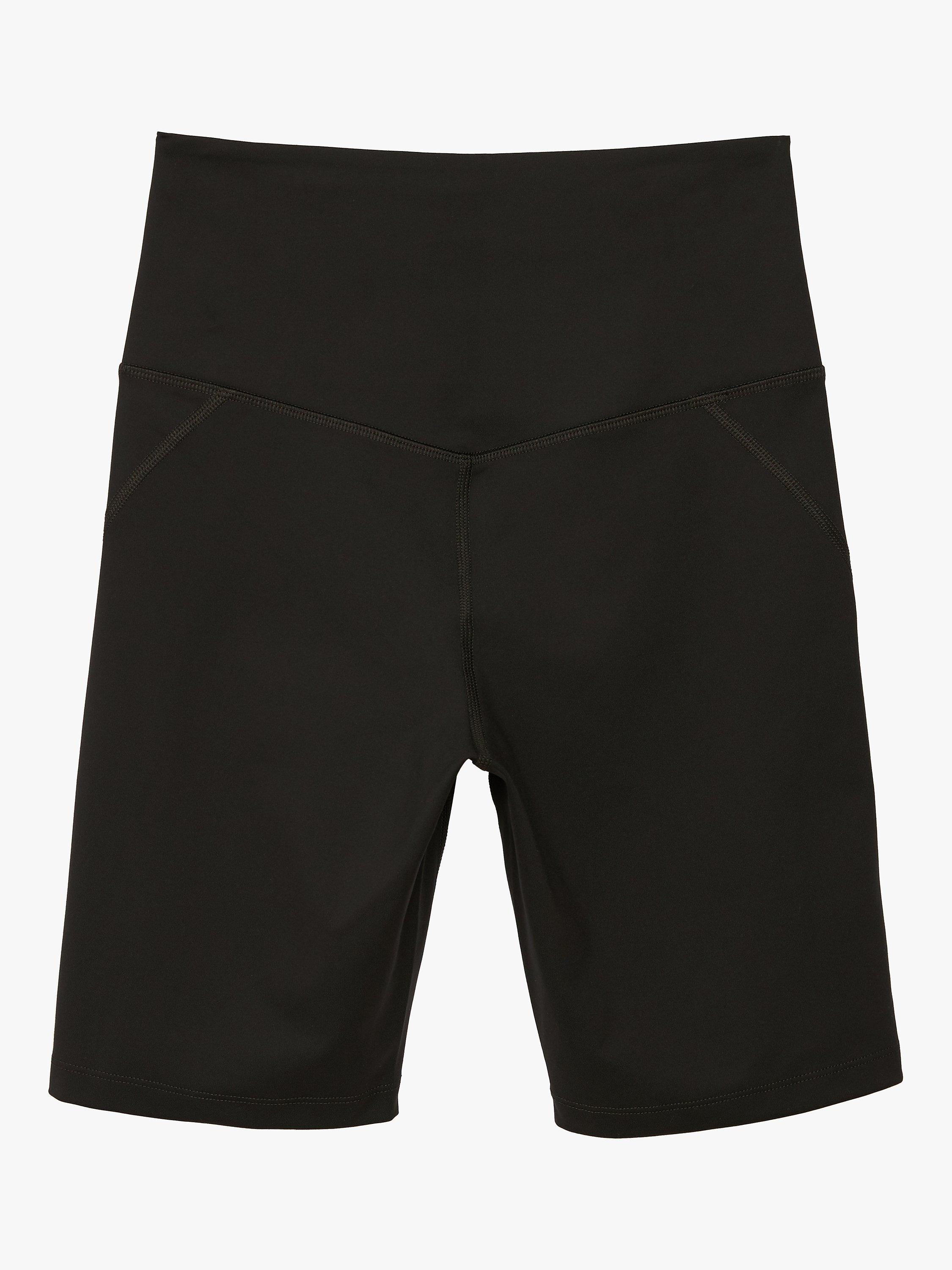 Product image 10 of 10, which shows Girlfriend Collective High Rise Bike Shorts, Black, XXS