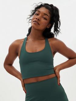 Girlfriend Collective Paloma Longline Sports Bra, Moss