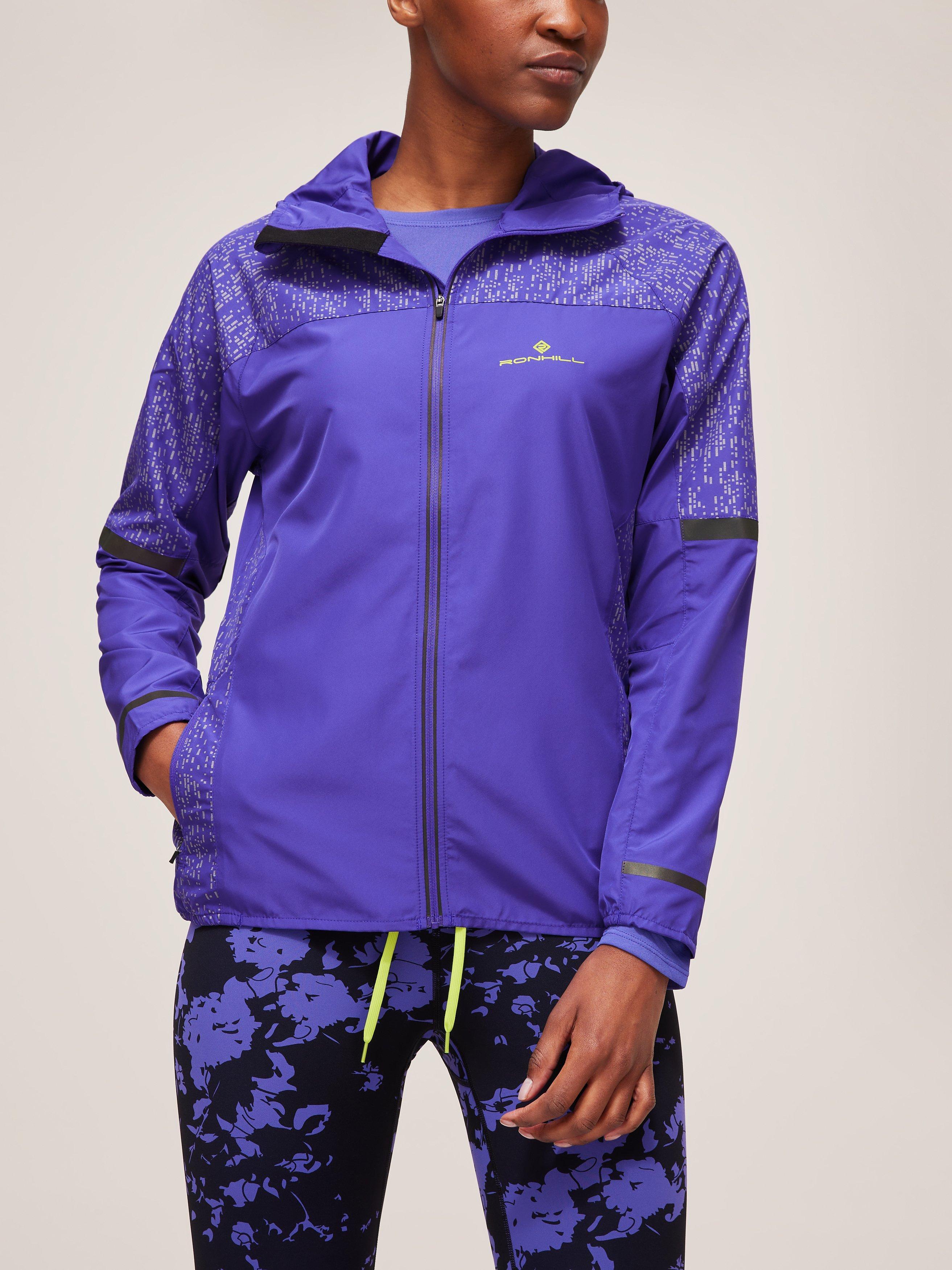 Ronhill Life Nightrunner Women s Running Jacket Plum Citrus Reflect