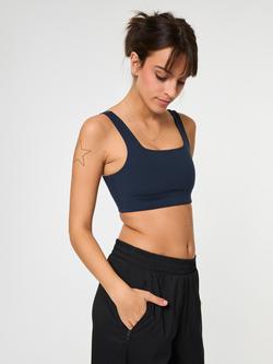 Girlfriend Collective Tommy Sports Bra - view 2, Midnight