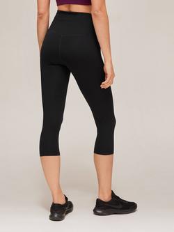 Girlfriend Collective High Rise Capri Leggings - view 2, Black