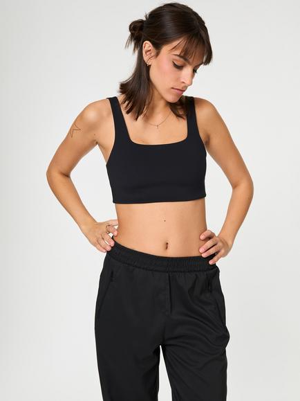 Girlfriend Collective Tommy Sports Bra, Black