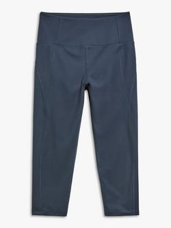 Girlfriend Collective High Rise Capri Leggings, Navy