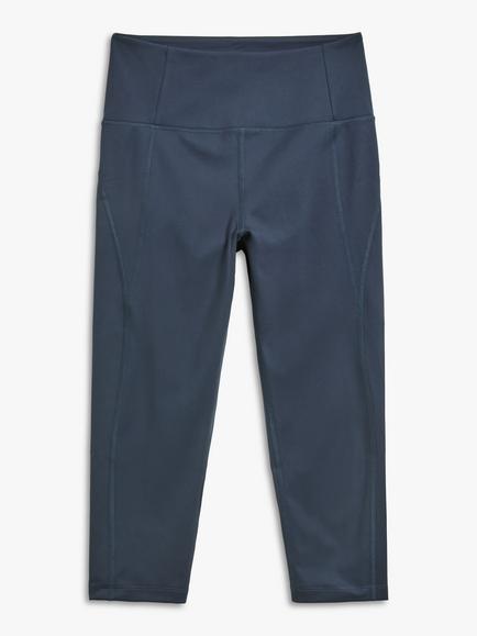 Girlfriend Collective High Rise Capri Leggings, Navy