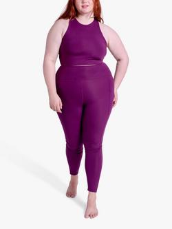 Girlfriend Collective Compressive High Rise Full Length Leggings, Plum
