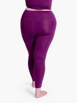 Girlfriend Collective Compressive High Rise Full Length Leggings - view 2, Plum