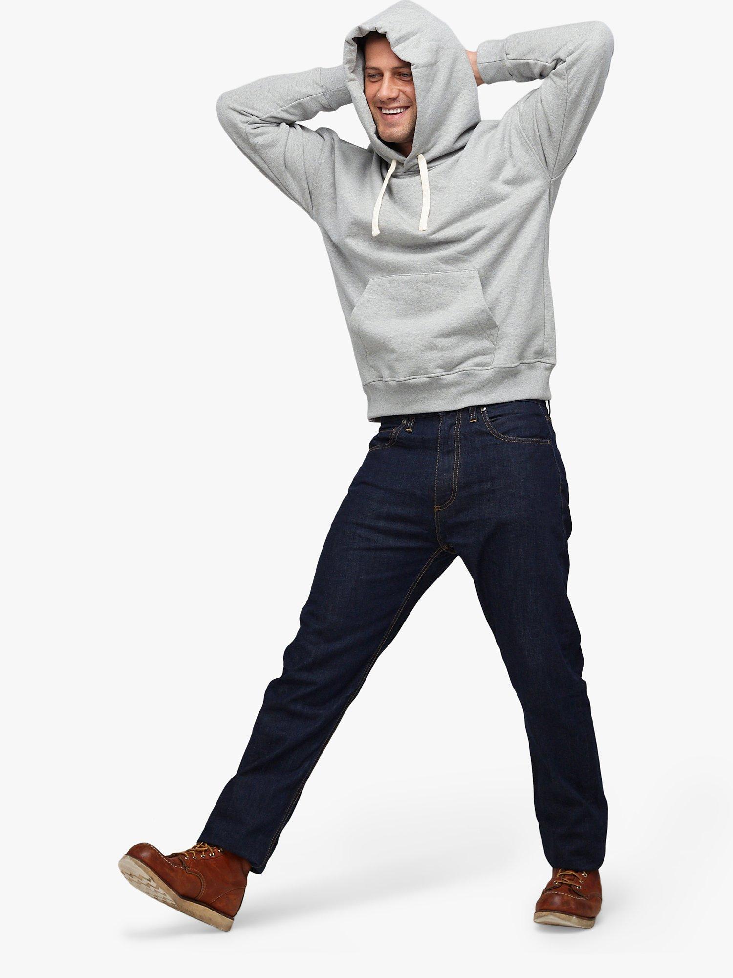 Community Clothing Cotton Hoodie, Grey Marl, S