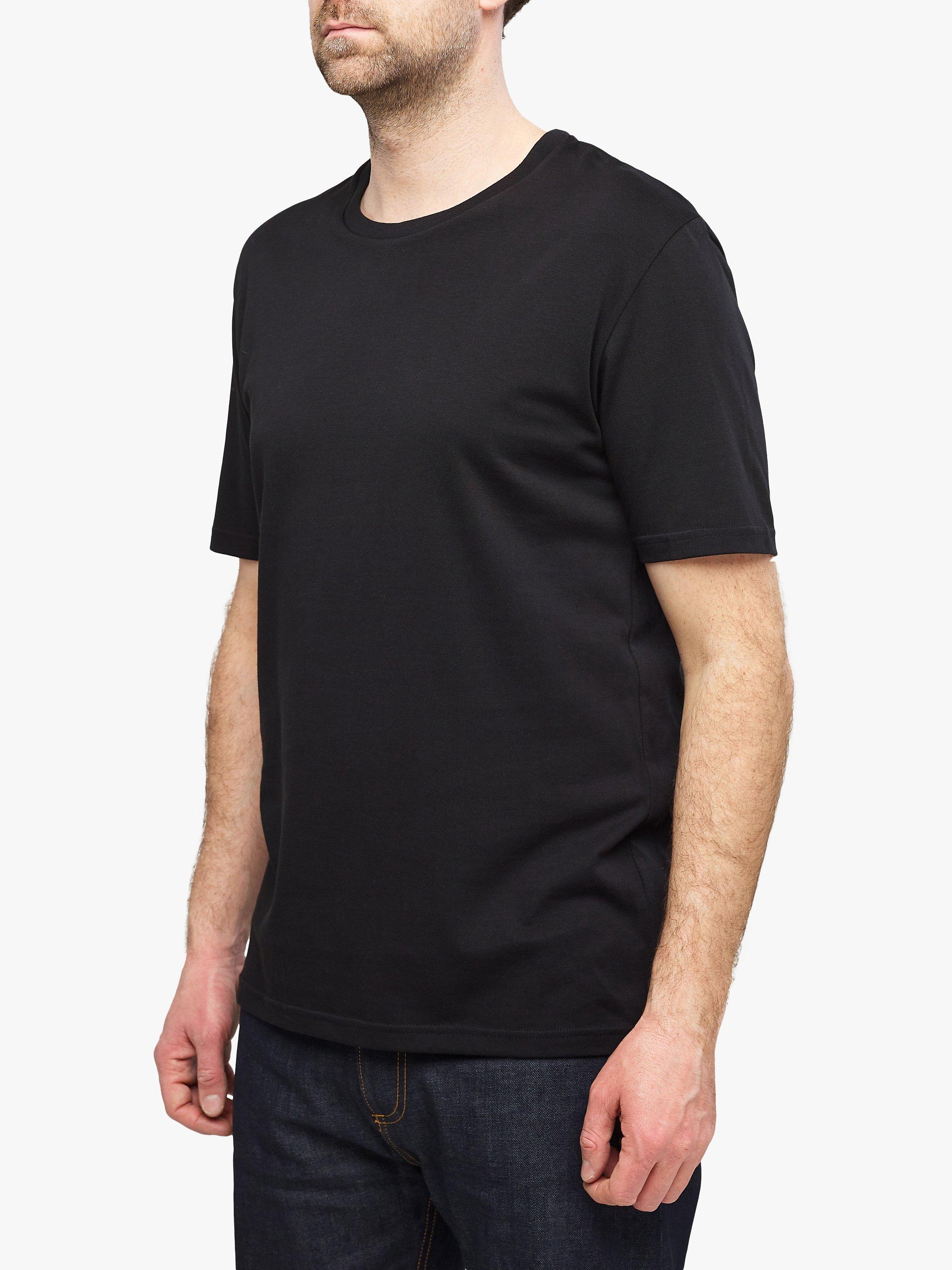 Product image 1 of 7, which shows Community Clothing Regular Fit Short Sleeve Cotton Shirt, Black, L