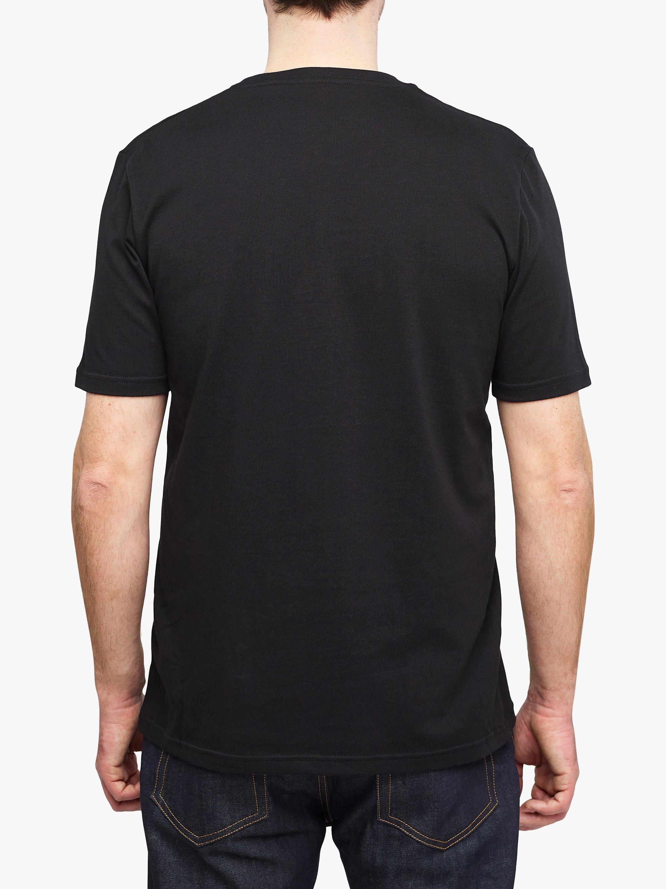 Product image 2 of 7, which shows Community Clothing Regular Fit Short Sleeve Cotton Shirt, Black, L