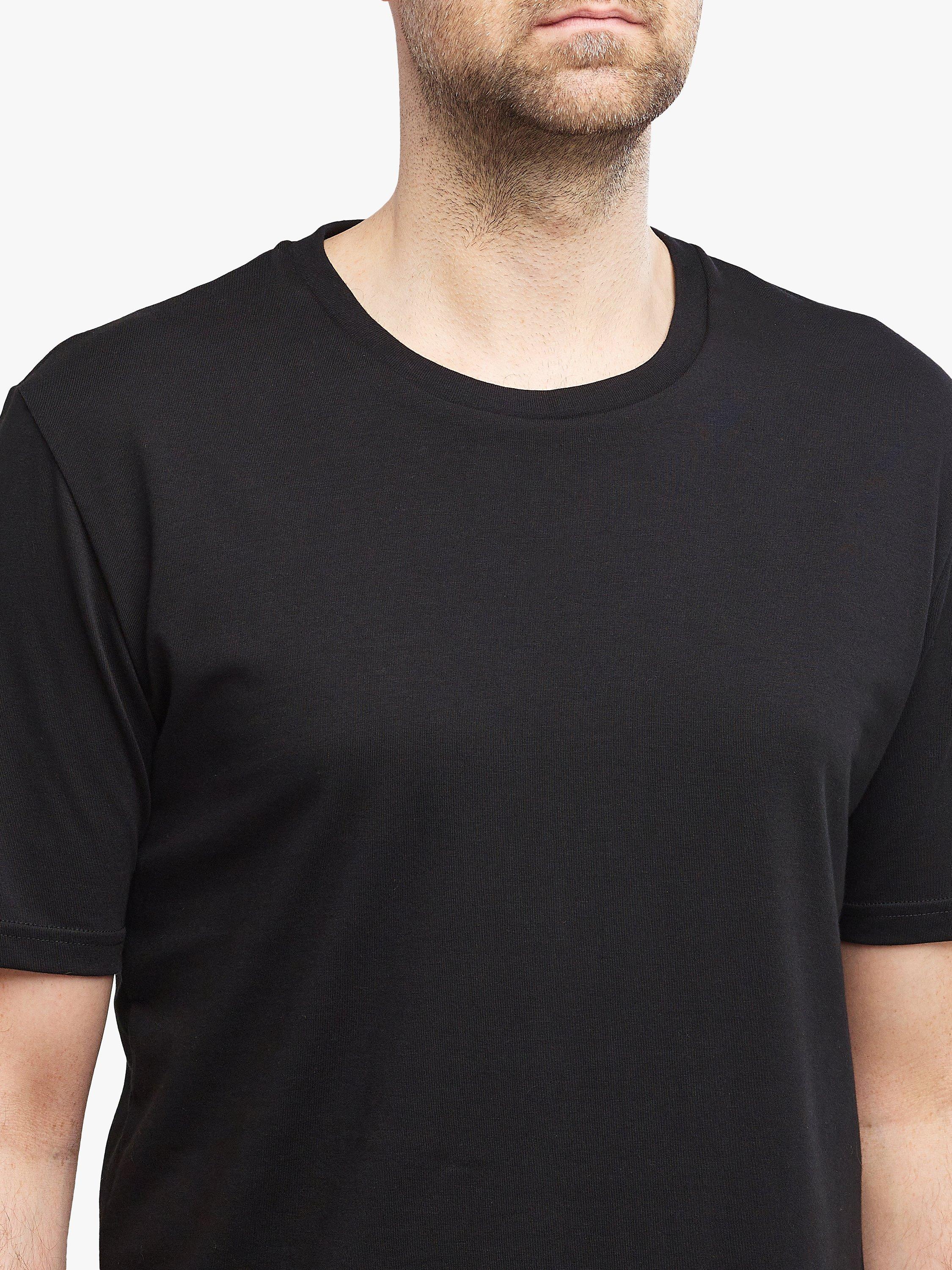 Product image 5 of 7, which shows Community Clothing Regular Fit Short Sleeve Cotton Shirt, Black, L
