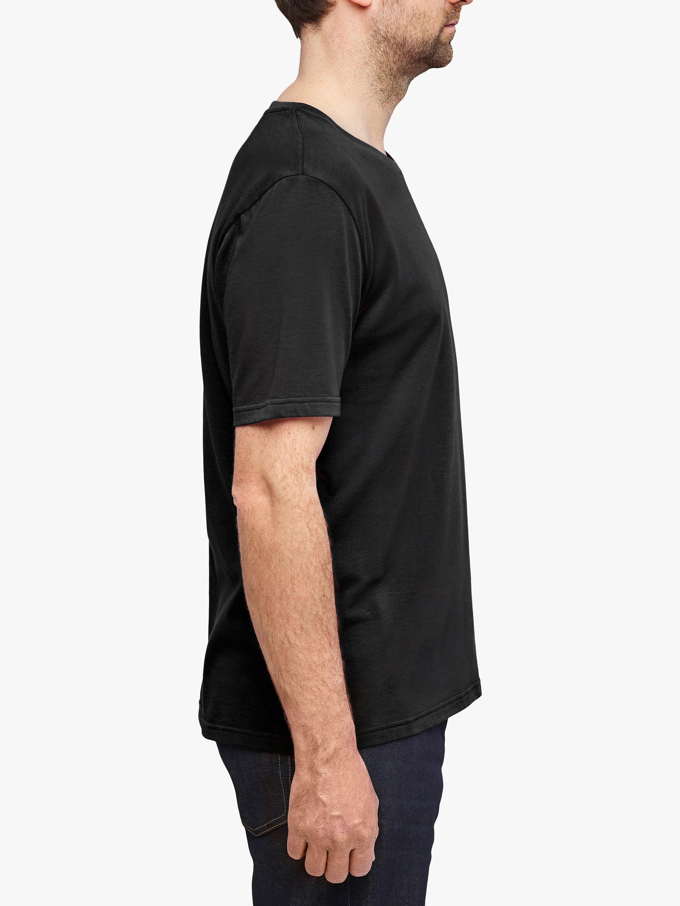Product image 7 of 7, which shows Community Clothing Regular Fit Short Sleeve Cotton Shirt, Black, L