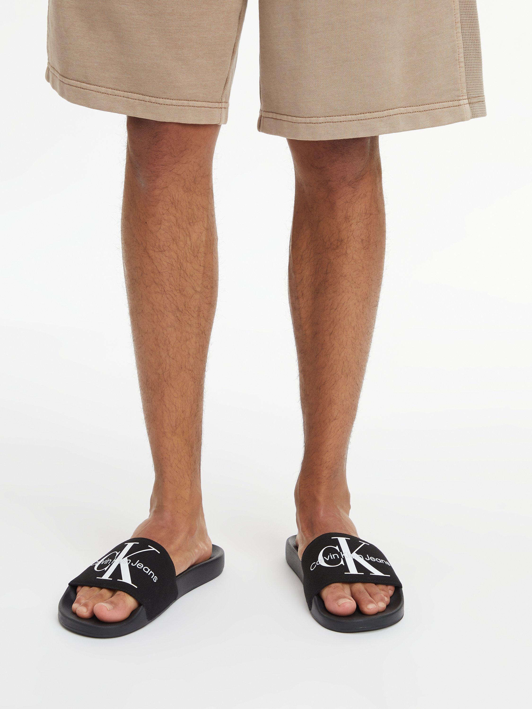 Product image 2 of 6, which shows MONOGRAM SLIDE BK