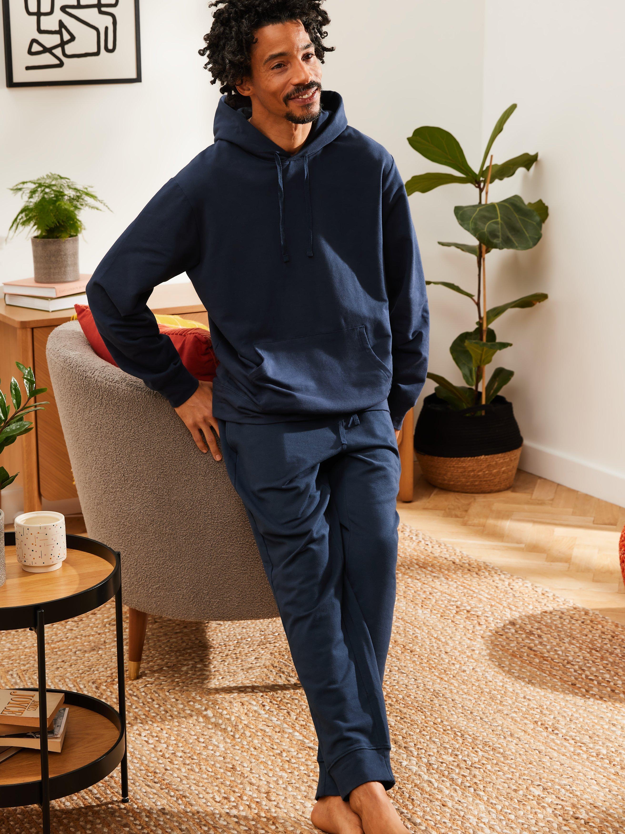 John Lewis ANYDAY Lounge Hoodie, Navy