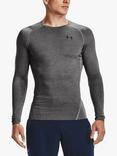 Under Armour HeatGear Armour Long Sleeve Training Top, Carbon Heather