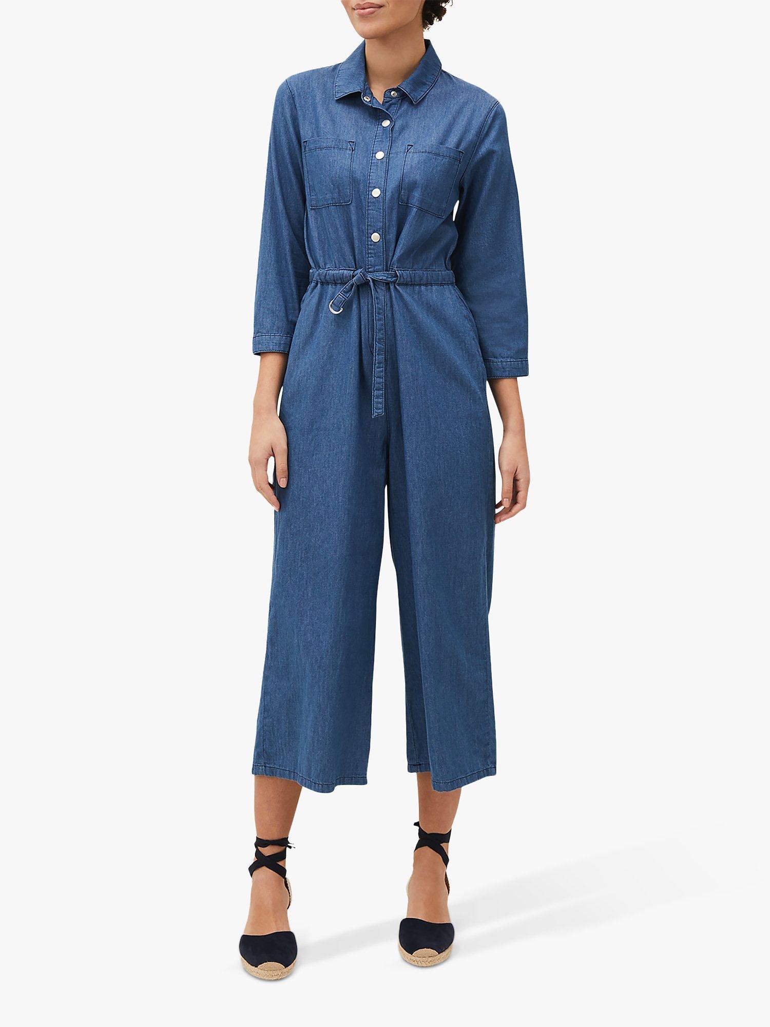 Phase Eight Jarah Denim Jumpsuit, Chambray