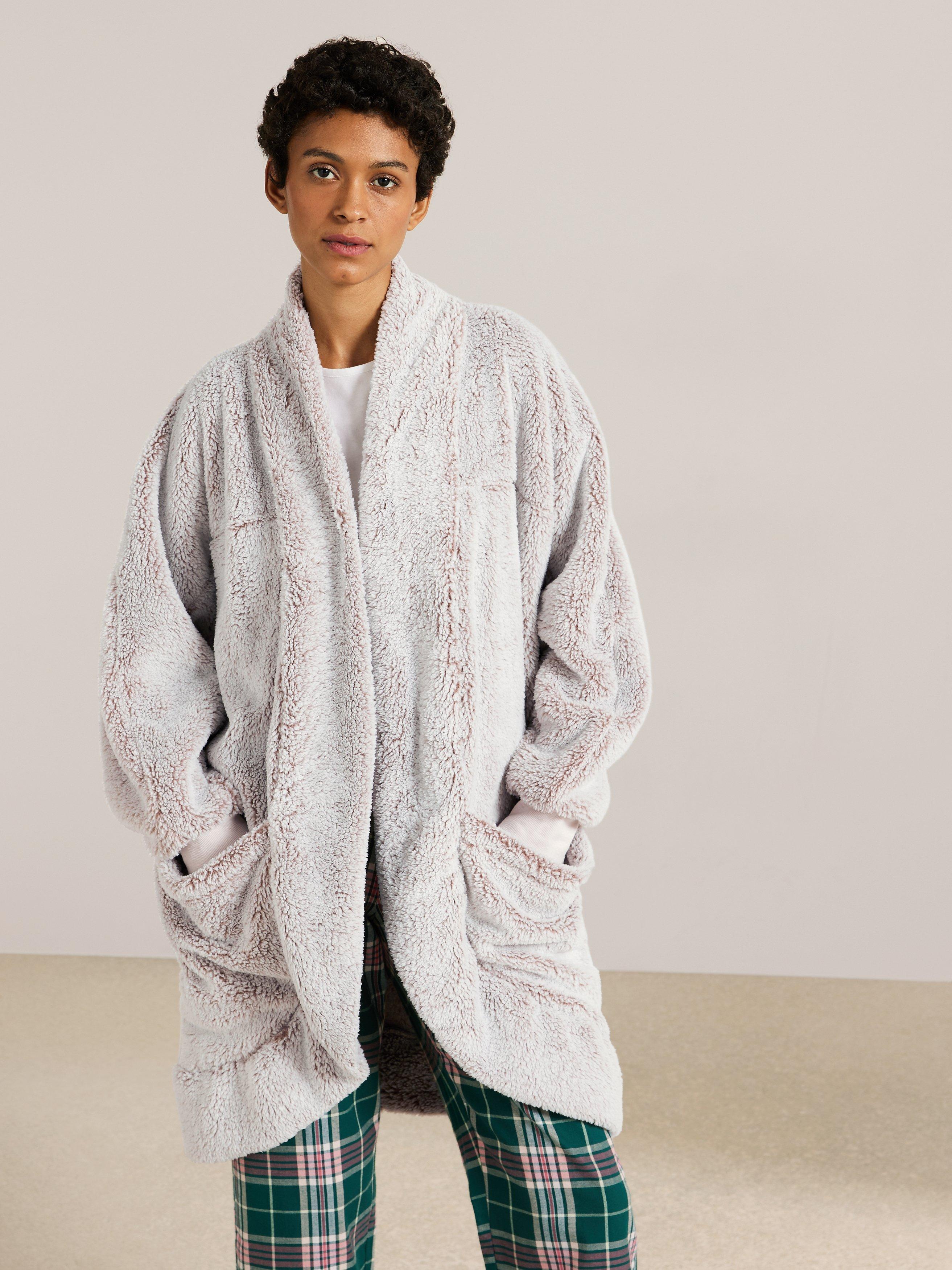 John Lewis Frosted High-Pile Throw On