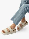 Dune London Location Leather Padded Flatform Sandals