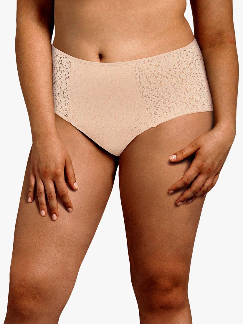 Femilet Norah Soft Feel High Waist Knickers, Dusky Pink