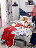 Disney Marvel Spiderman Reversible Pure Cotton Duvet Cover and Pillowcase Set, Multi