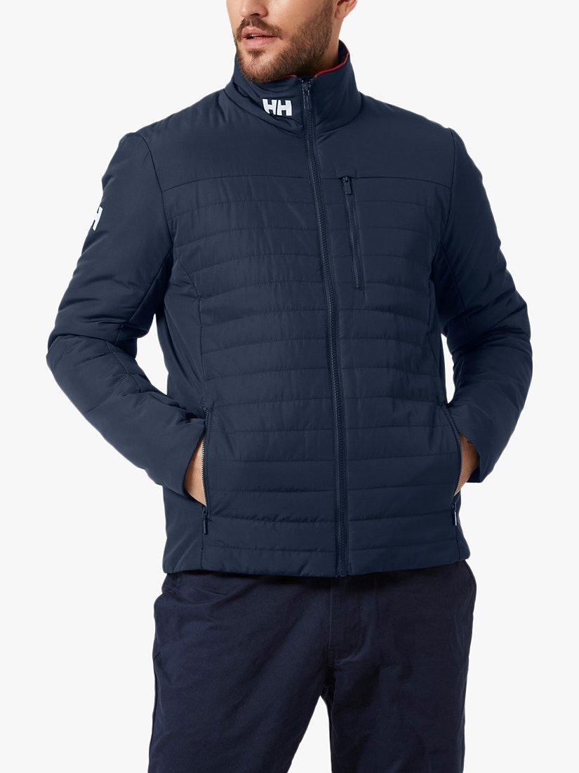 Helly Hansen Crew Insulator Men's Water Repellent Jacket, Navy, S